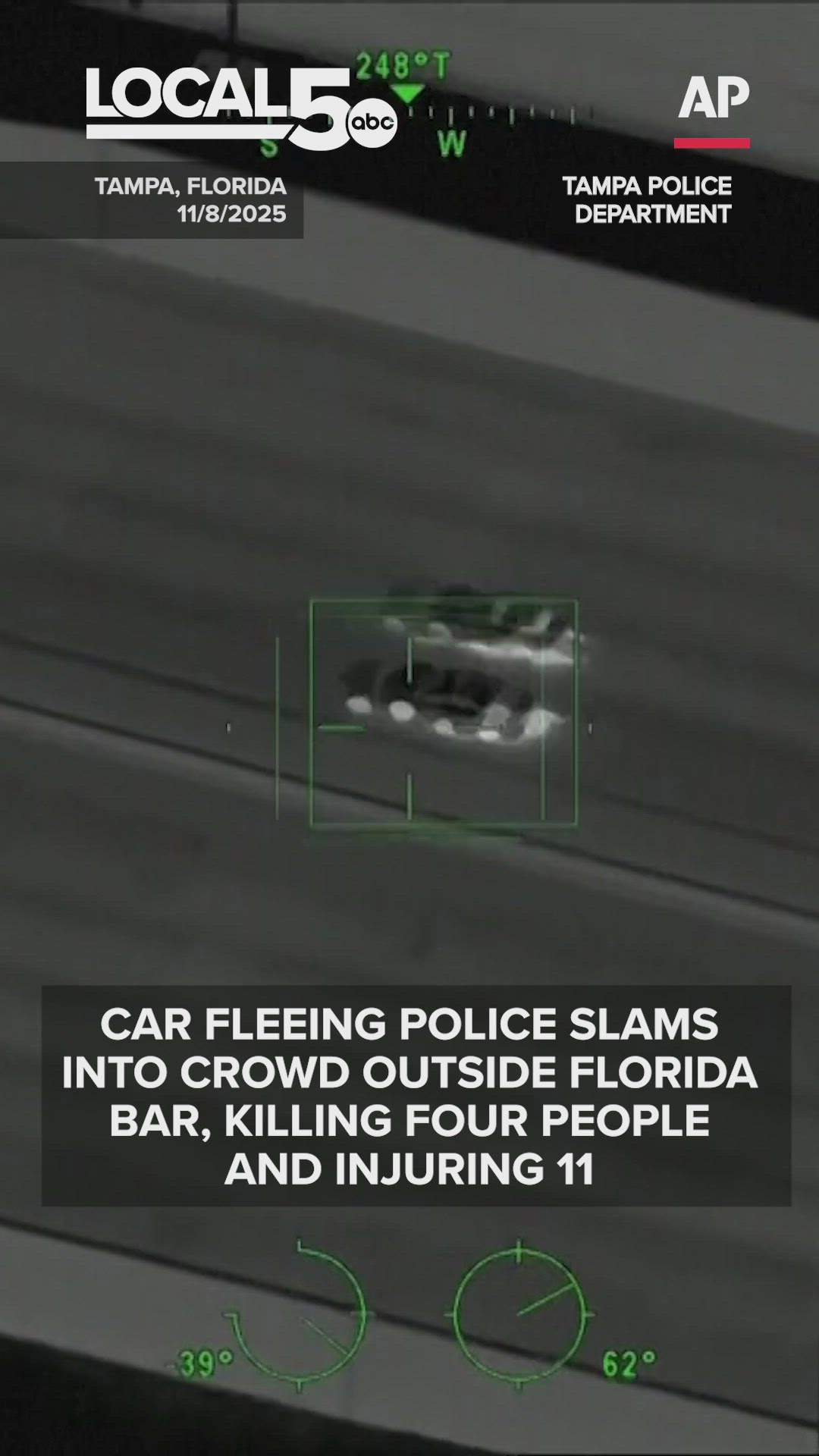Car fleeing police slams into crowd outside Florida bar, killing four ...