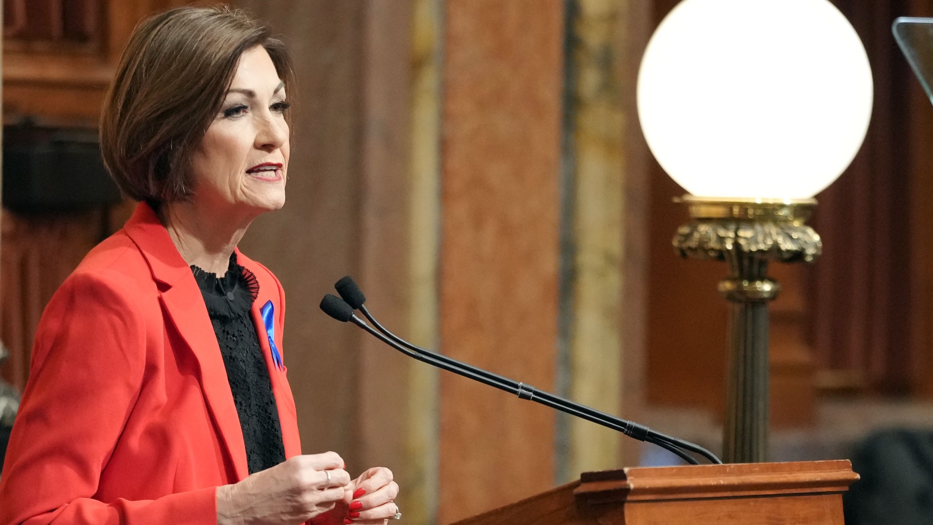 Gov. Kim Reynolds on Tuesday outlined her priorities for the 2024 Iowa Legislature, which includes tax cuts and increased teacher pay.