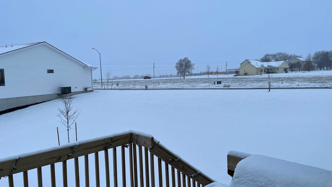 Iowa snowfall totals today How much snow fell on Feb. 16?