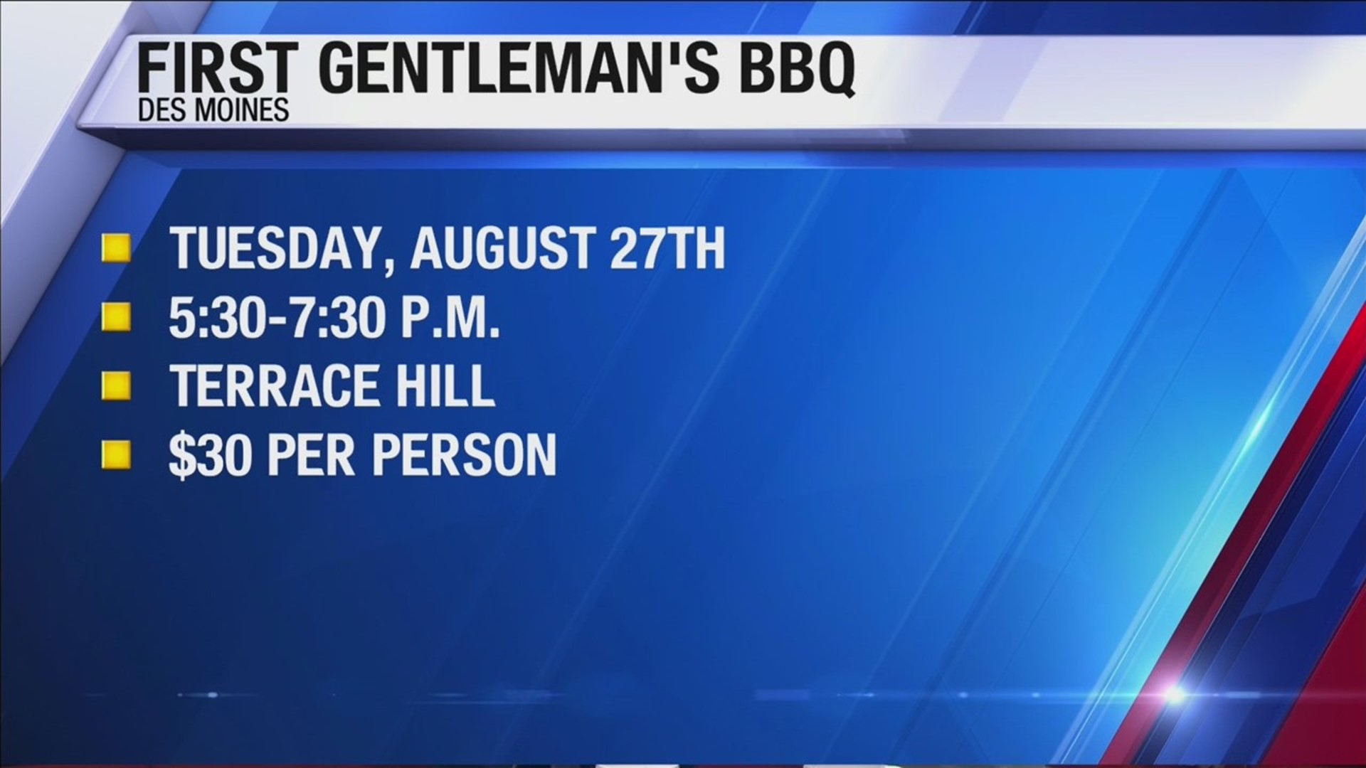 Check out Terrace Hill while at the First Gentleman's BBQ