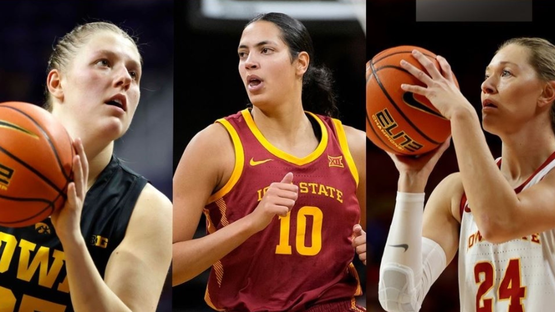 Iowa State's Stephanie Soares and Ashley Joens will play together again with the Dallas Wings, while Iowa's Monika Czinano is headed to the Los Angeles Sparks.