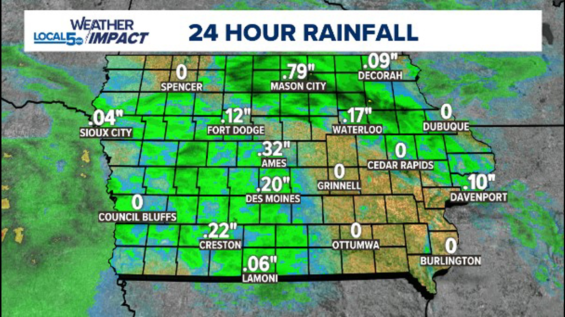 How much rain did we get? Rainfall totals for Carroll, Algona, Lamoni ...