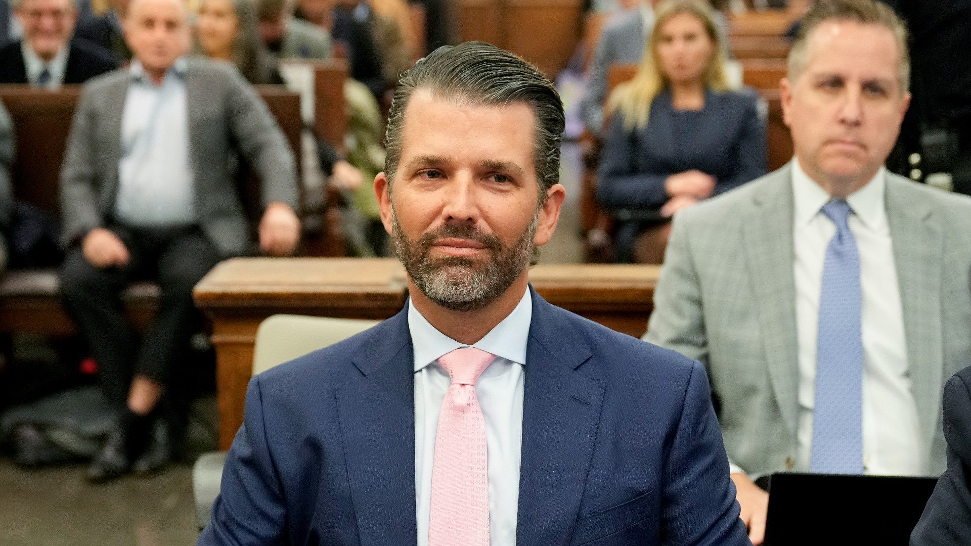 Donald Trump Jr. and Eric Trump are both executive vice presidents at the Trump Organization and defendants in the lawsuit against the sprawling business empire.