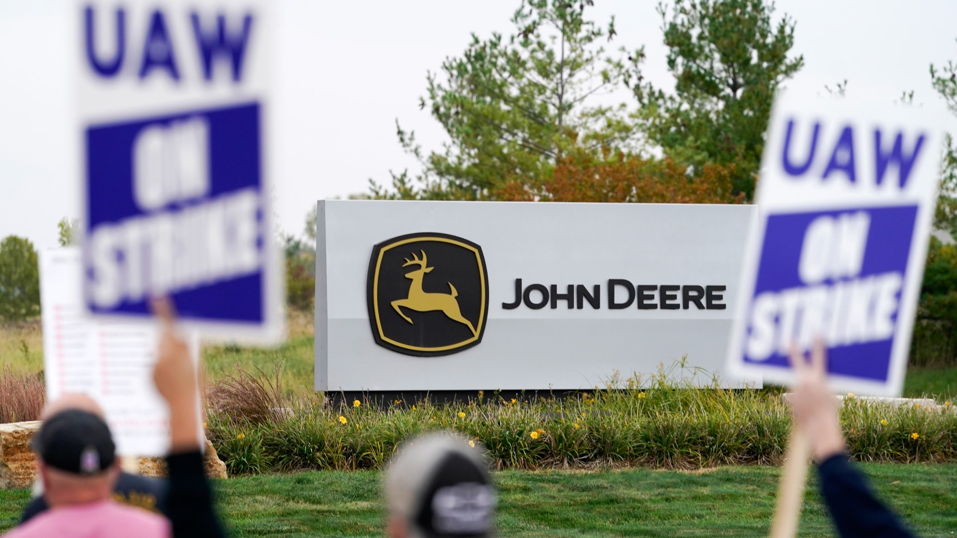 UAW says 45% of John Deere members voted for the proposed contract while 55% voted against it Tuesday night.