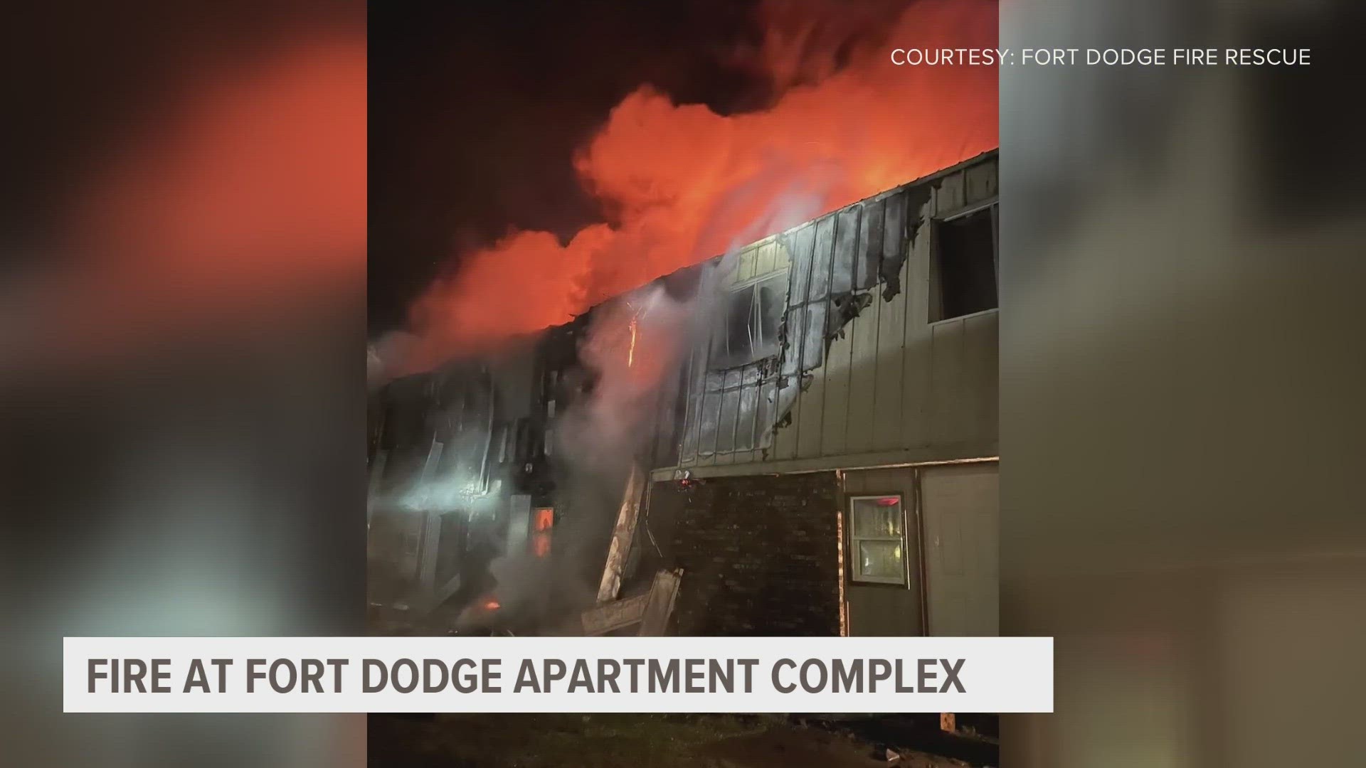 Fire crews were dispatched to the fire at Westridge Townhomes around 1:20 a.m. Sunday.