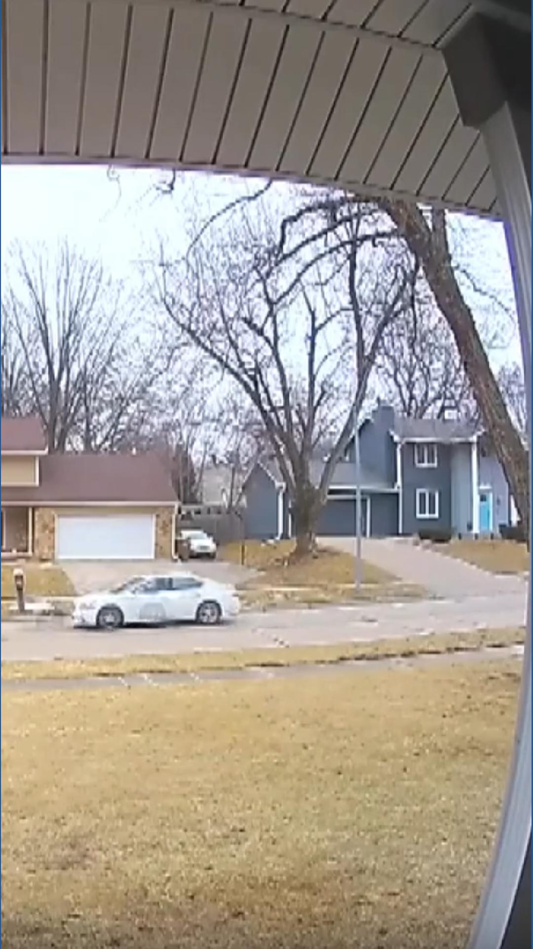 Doorbell camera captures speeding car in Clive, driver cited for ...