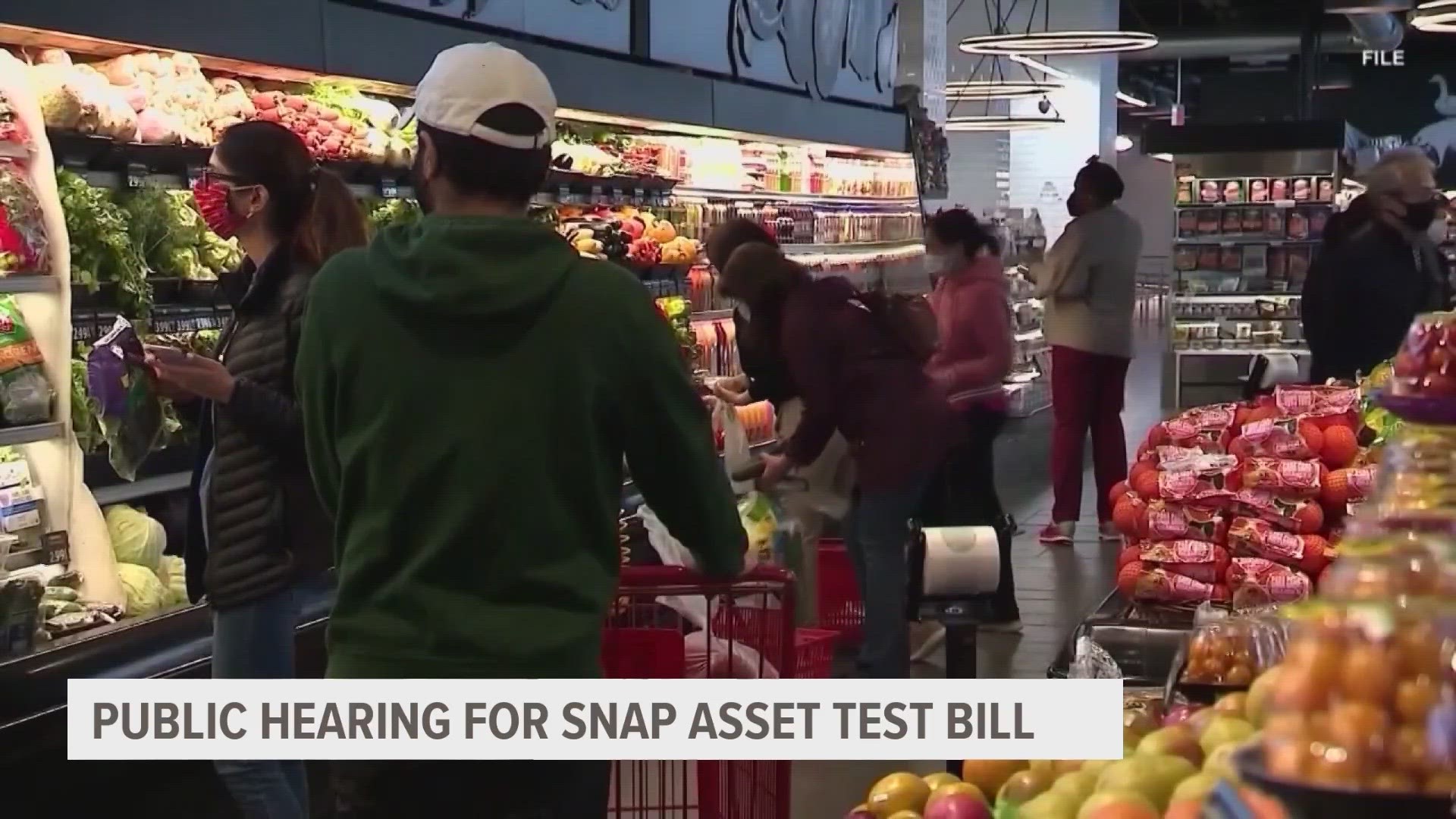 If the bill becomes law, it's estimated that around 2,800 Iowans will lose their SNAP benefits because of the asset testing requirement.
