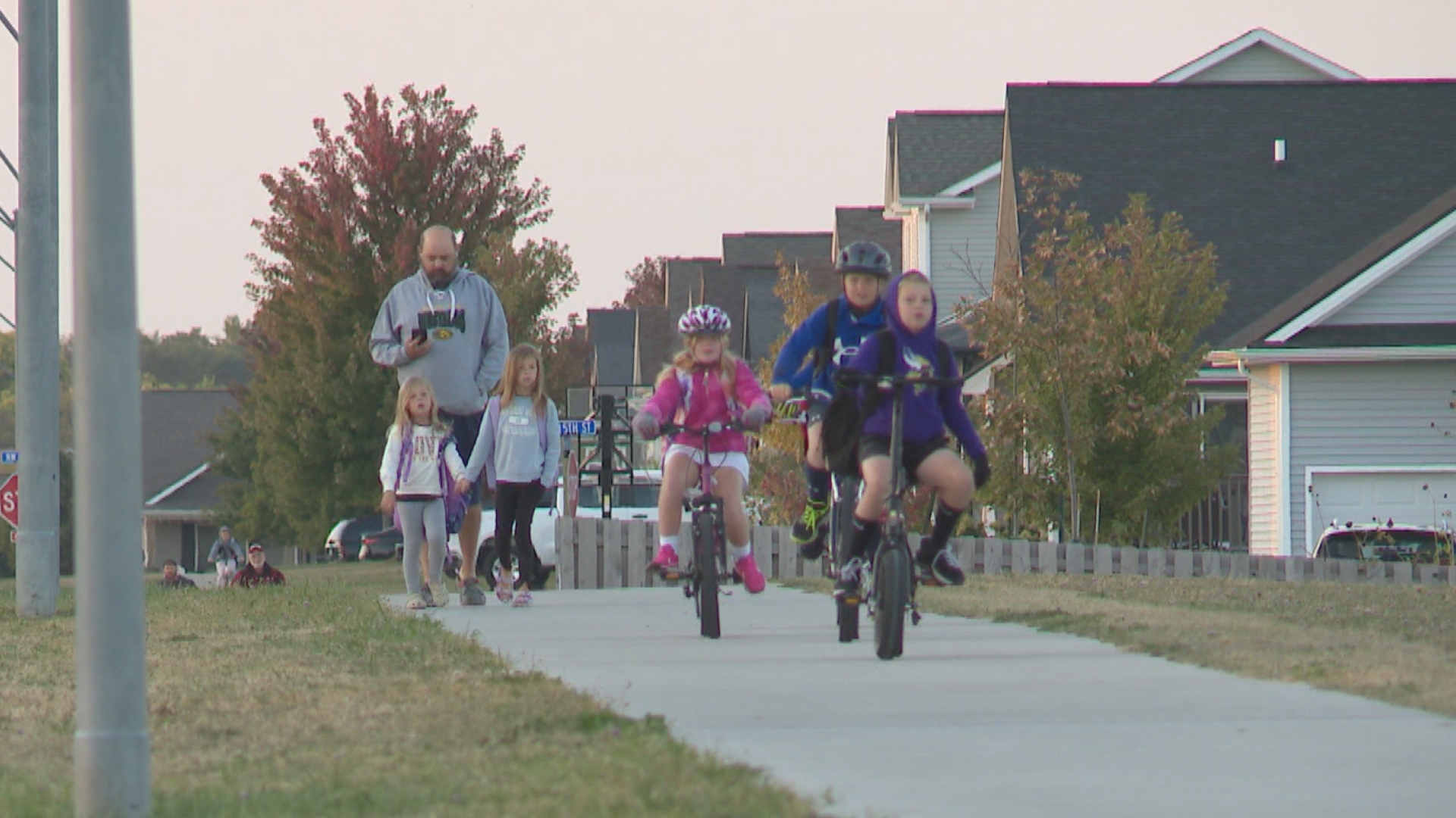 The day encourages students everywhere to participate in physical activity and learn about road safety.