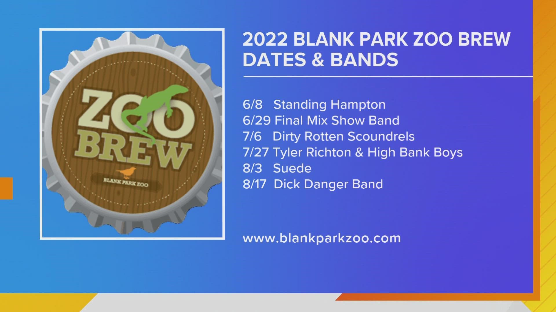 Standing Hampton ROCKS the first Blank Park Zoo Brew of 2022 TONIGHT, June 8th!  Adults can enjoy live music, libation & visit animals from 5:30-9pm | Paid Content