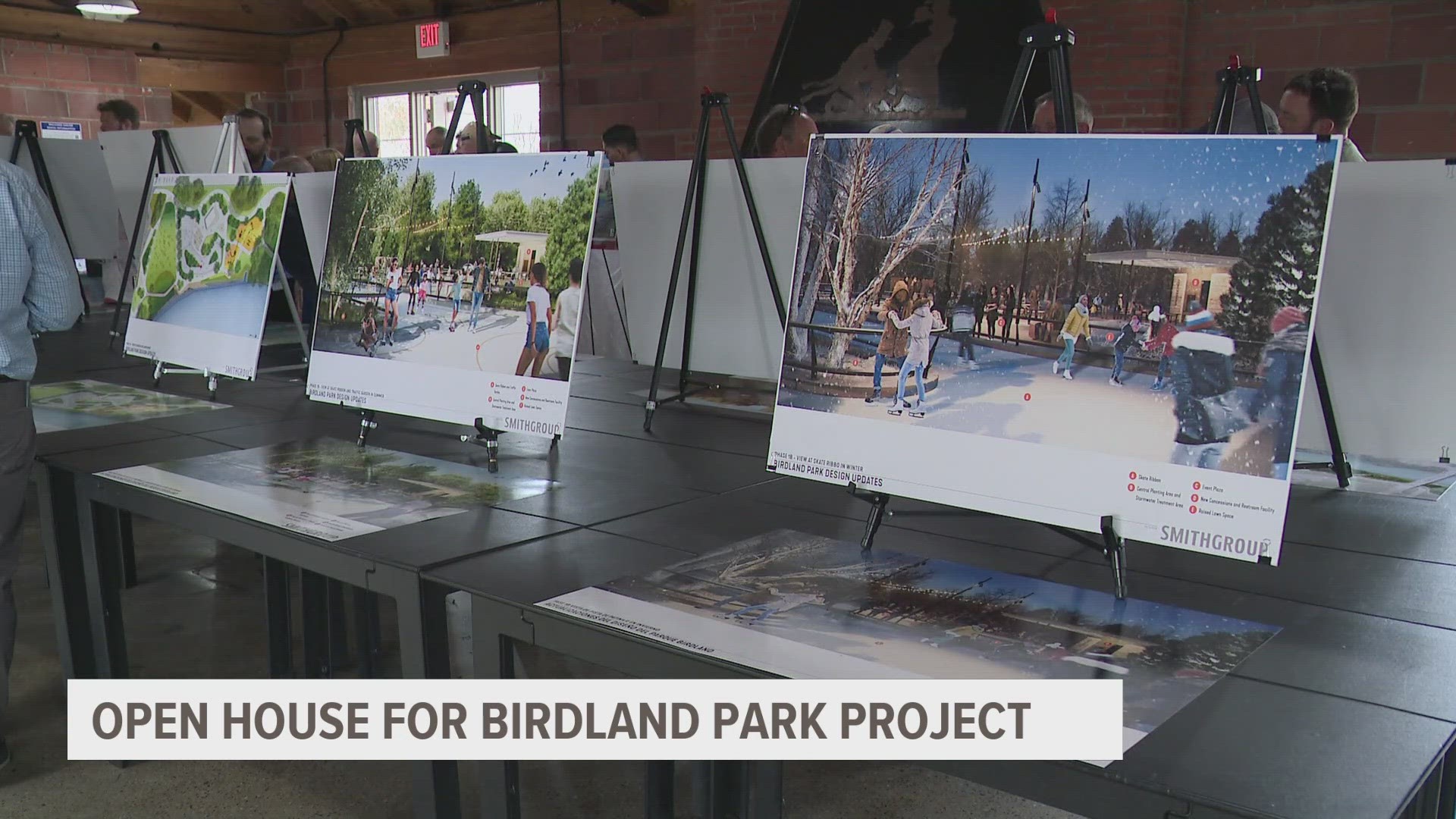 During the event Wednesday, attendees were able to see 3D renderings of new additions at Birdland.