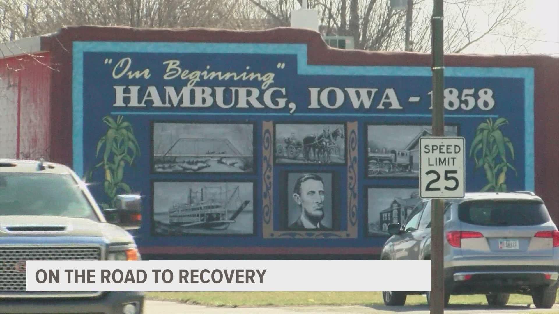 Hamburg residents see a brighter future ahead as major projects get underway and businesses return.