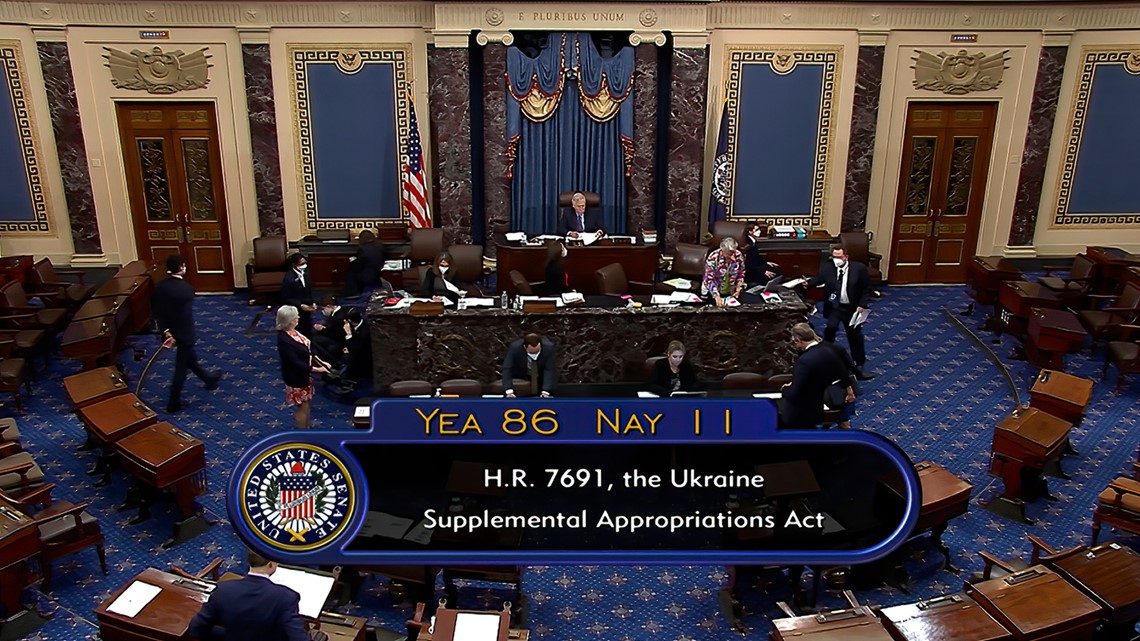 Senate ships $40B Ukraine aid bill to Biden for signature