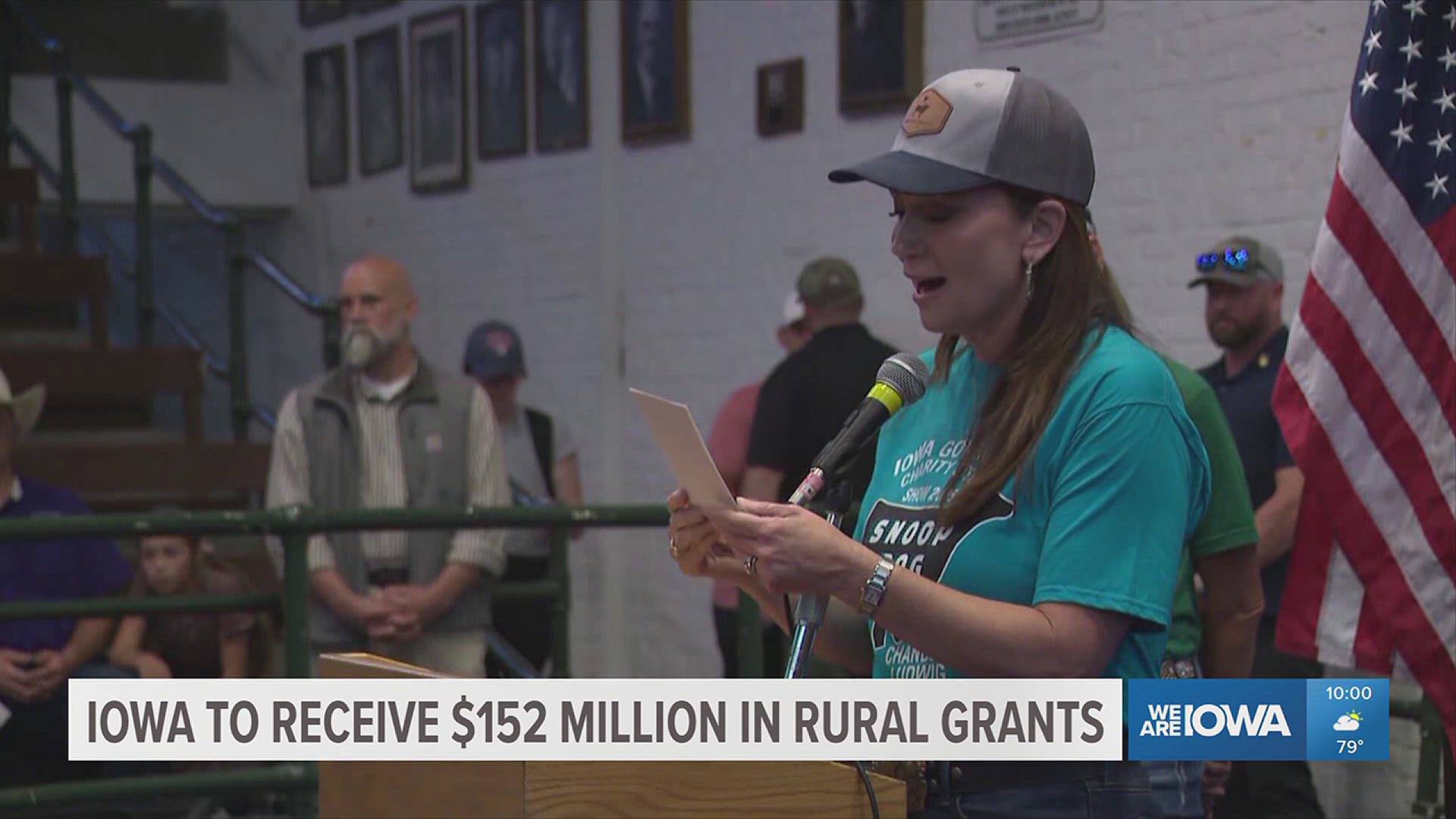 U.S. Secretary of Agriculture Brooke Rollins made the announcement at the Iowa State Fair on Saturday. 