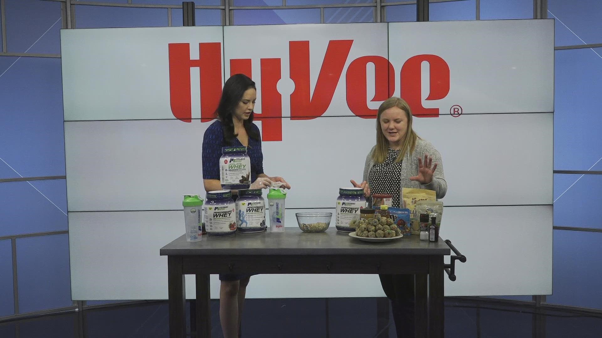 Katie Schaeffer recommends using whey protein in smoothies, protein balls and more to increase your protein intake. Learn more at hy-vee.com/health/hy-vee-dietitians