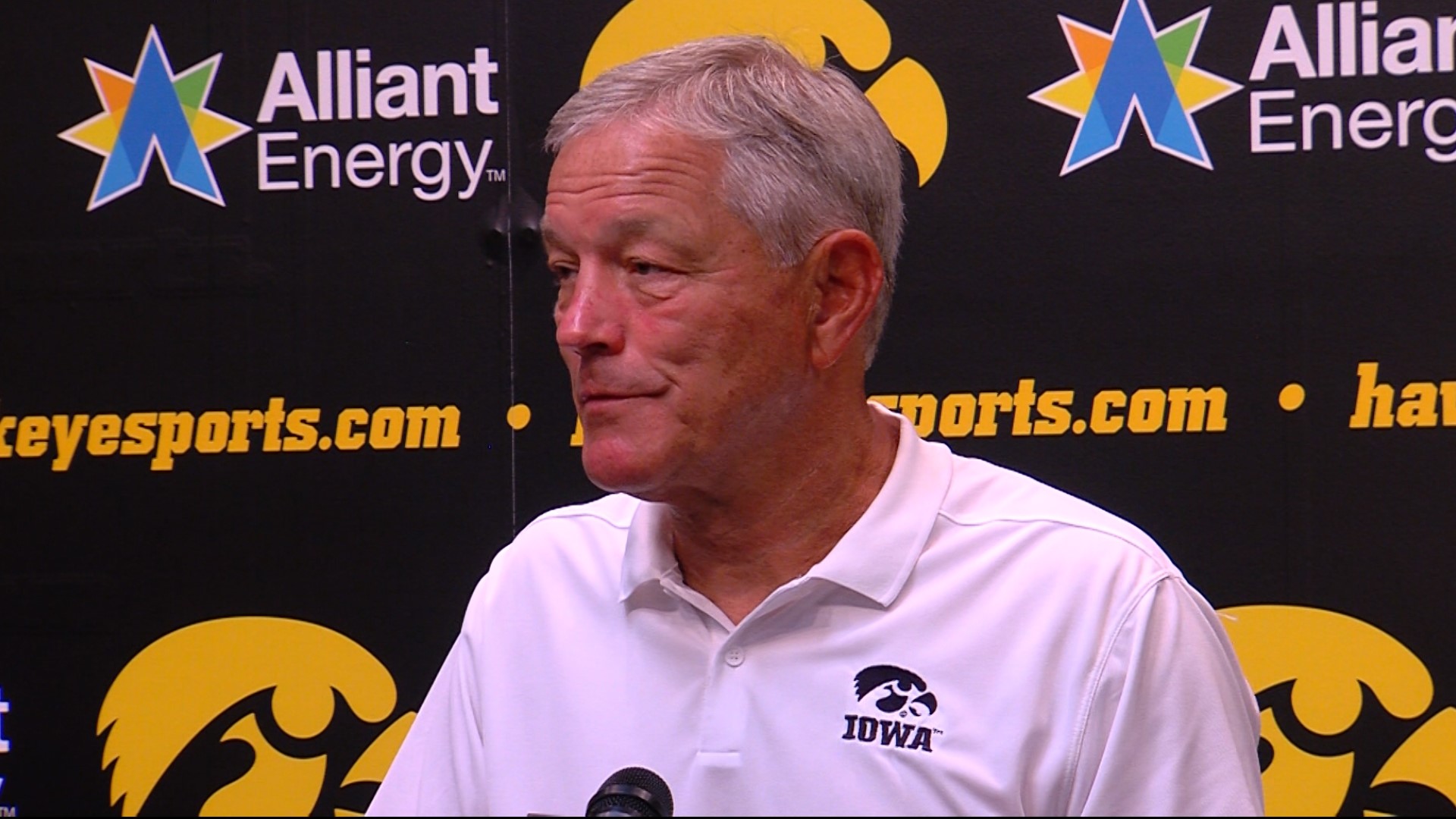 "I thought he was doing a good job out there, but we just didn't support him enough," head coach Kirk Ferentz said of quarterback Spencer Petras' struggles.