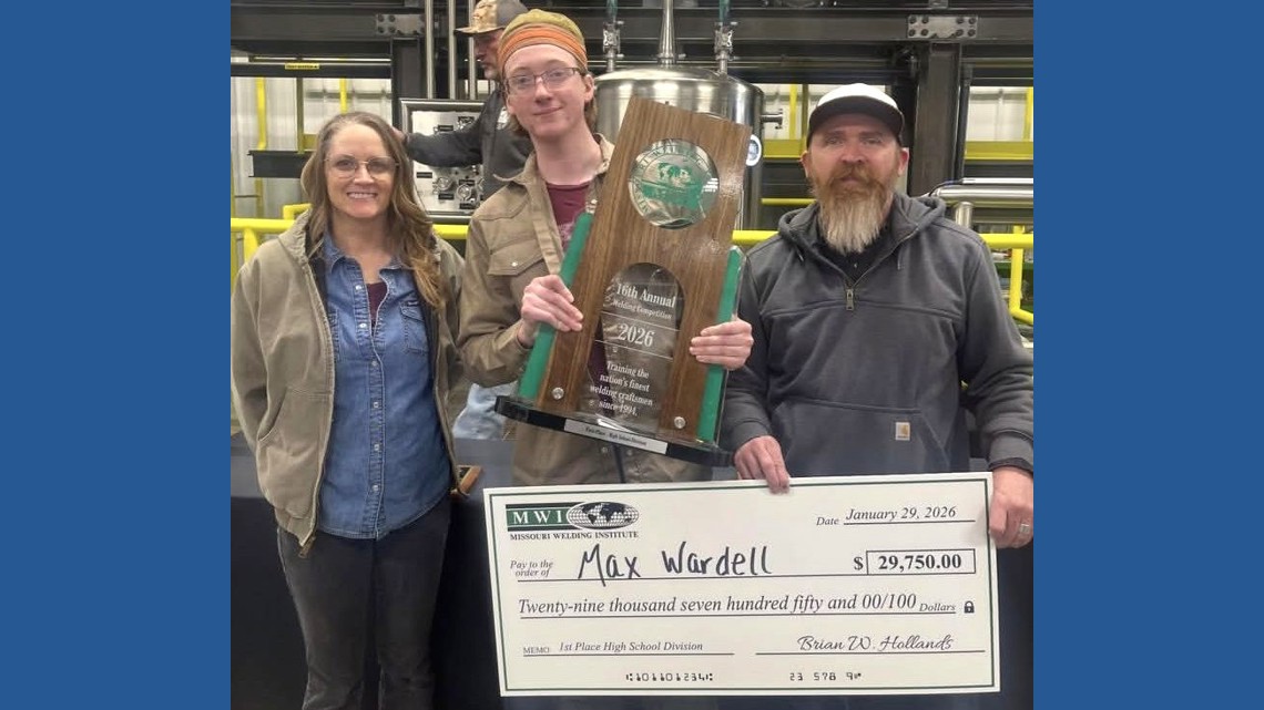 Central Iowa student takes home national welding award