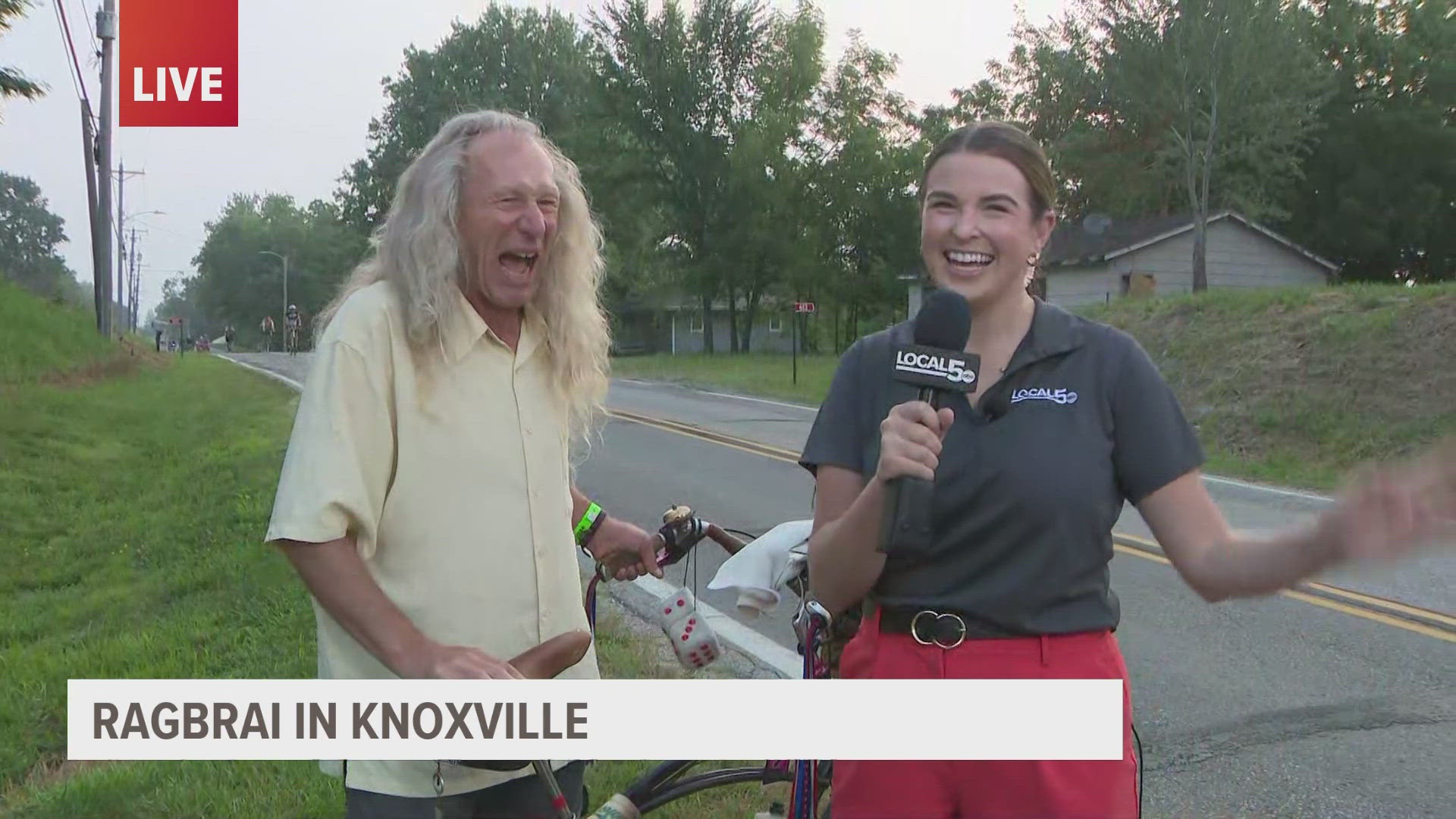 Rider Grant Shipley, who's participating in his 14th RAGBRAI, explains what the annual event means to him.