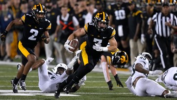 Iowa Hawkeyes Nike McNamara White Jersey