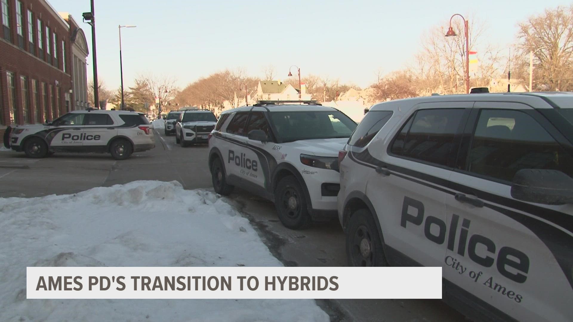 With the department's entire patrol fleet set to be hybrid vehicles by the end of the year, the department is already seeing a cost savings.