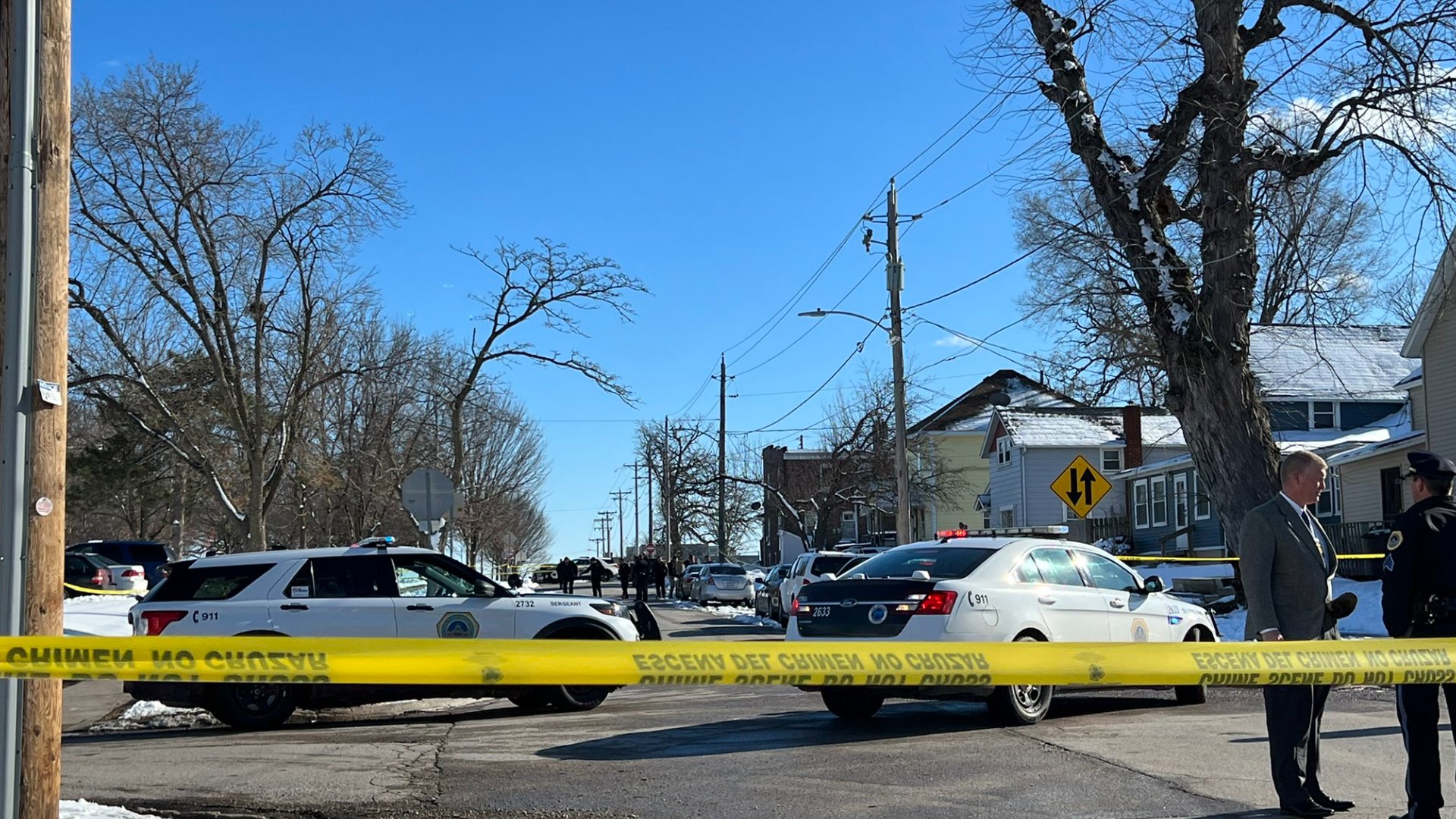 Des Moines Police Chief Dana Wingert reacts to shooting outside East ...
