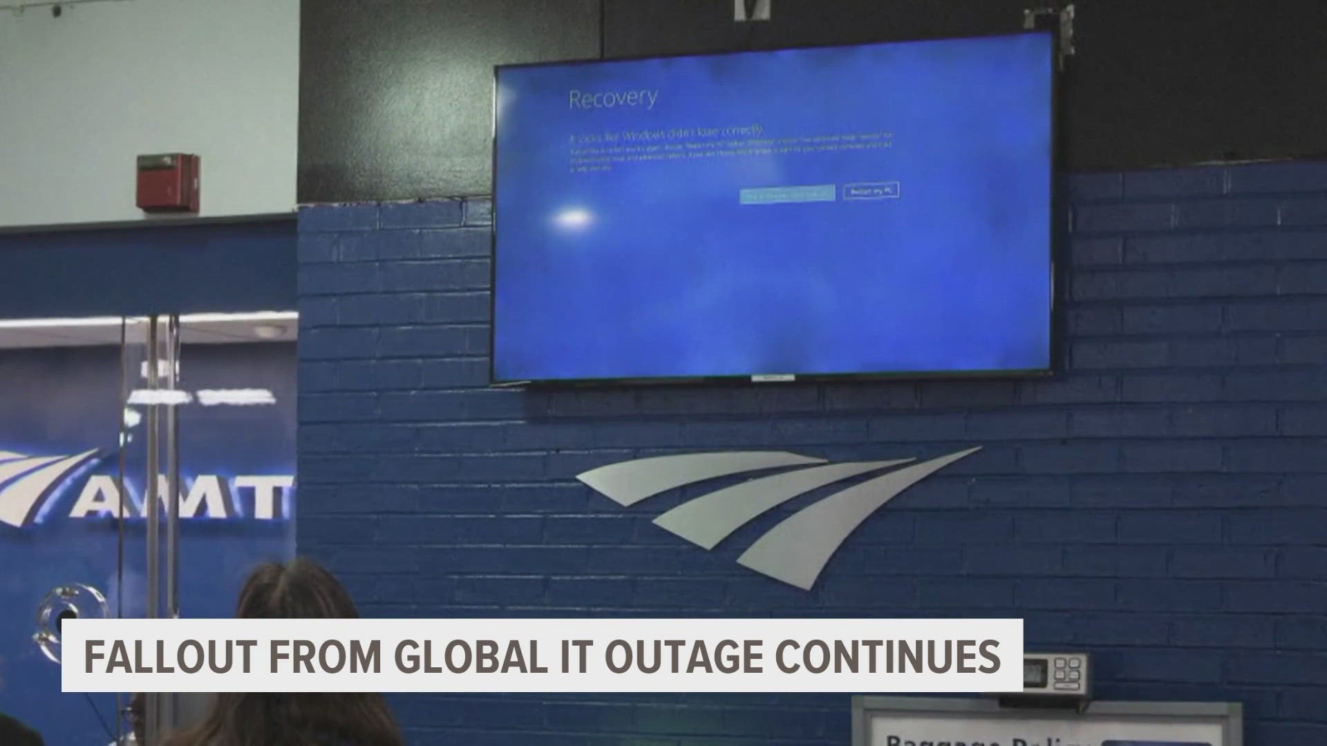 Air travel remains heavily impacted.