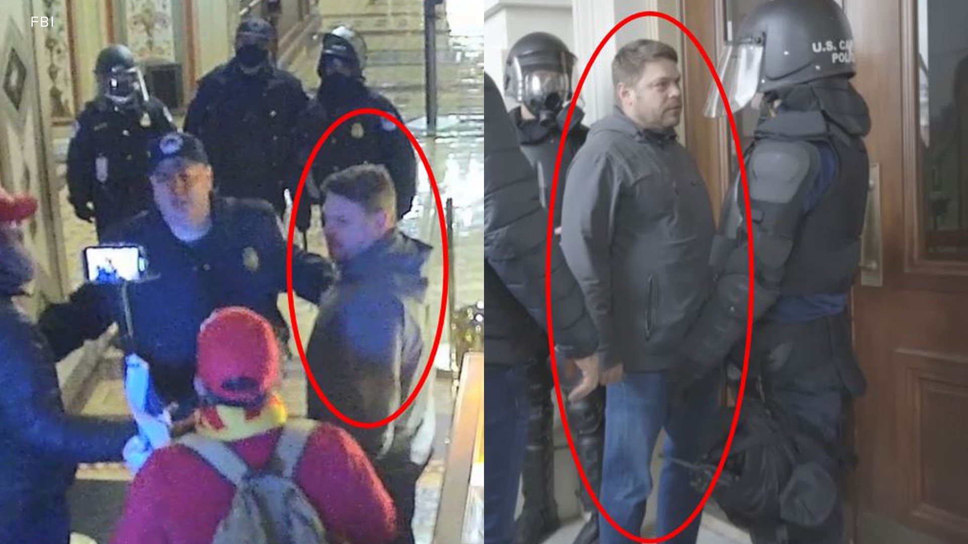 Capitol surveillance footage and videos obtained by the FBI show 41-year-old Chad Heathcote of Adel entering the U.S. Capitol along with other rioters.