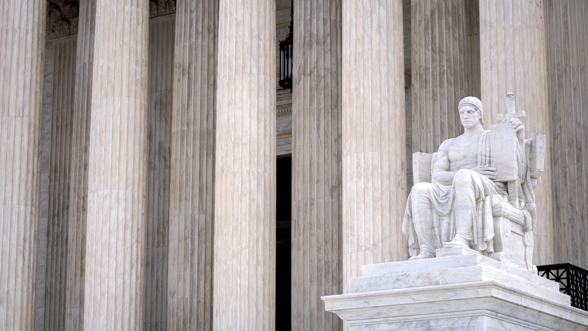 The court is hearing arguments over laws adopted by Republican-dominated legislatures and signed by Republican governors in Florida and Texas in 2021.