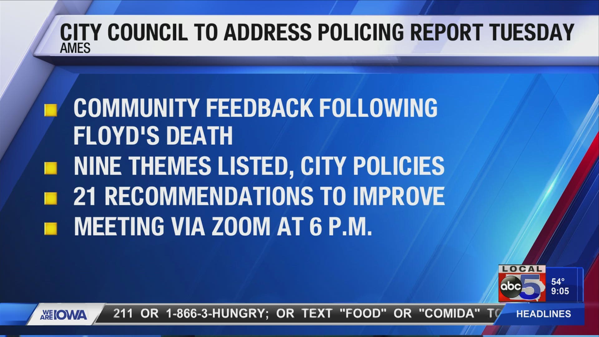 Ames City Council will go over the report and its recommendations during their Tuesday meeting.