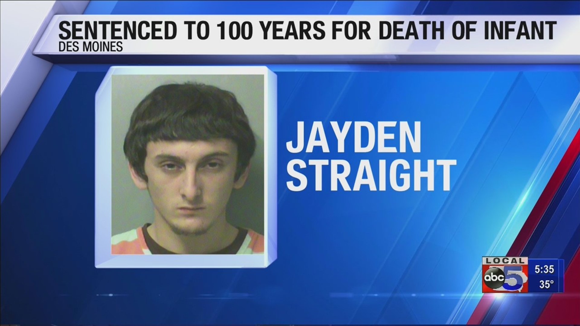 Jayden Straight of Des Moines pleaded guilty to second-degree murder and several related charges as part of an agreement with prosecutors on Friday.