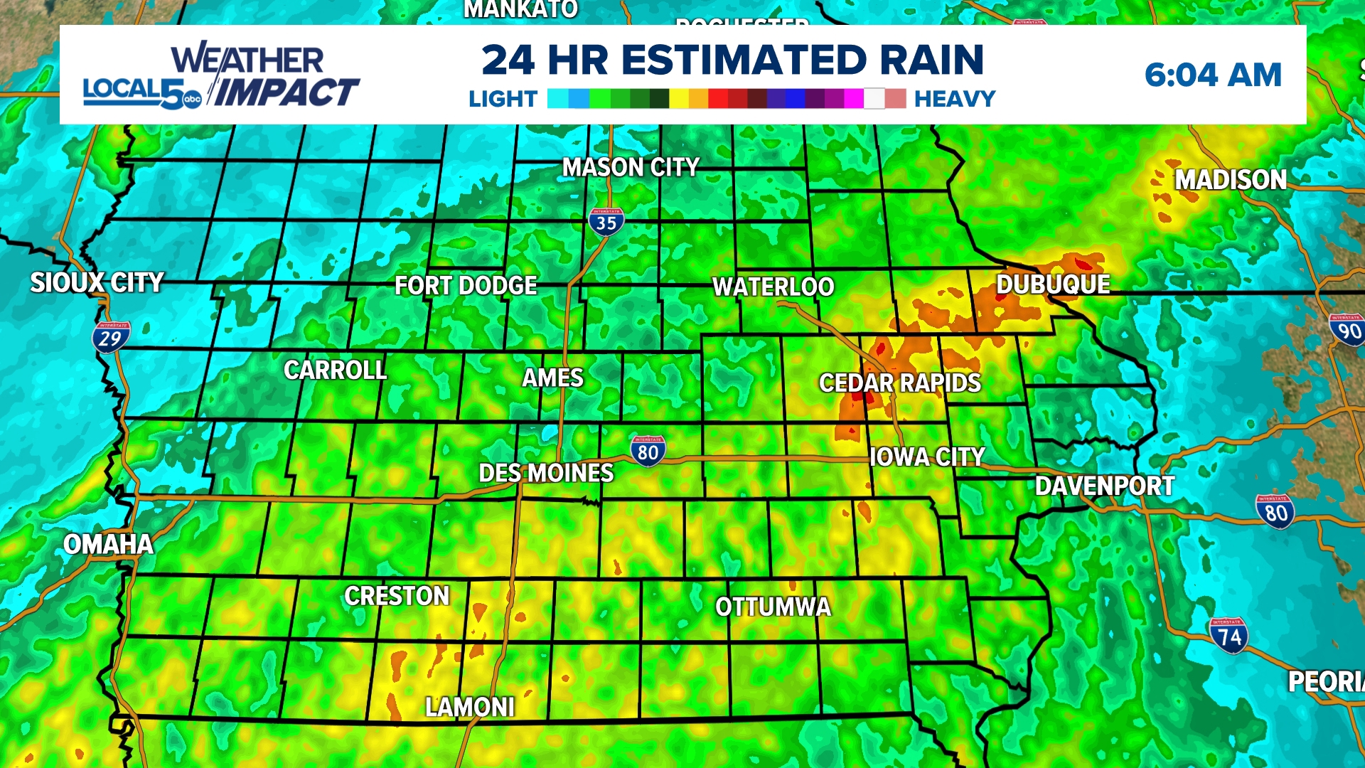 How much rain did Des Moines get? Central Iowa rainfall totals ...