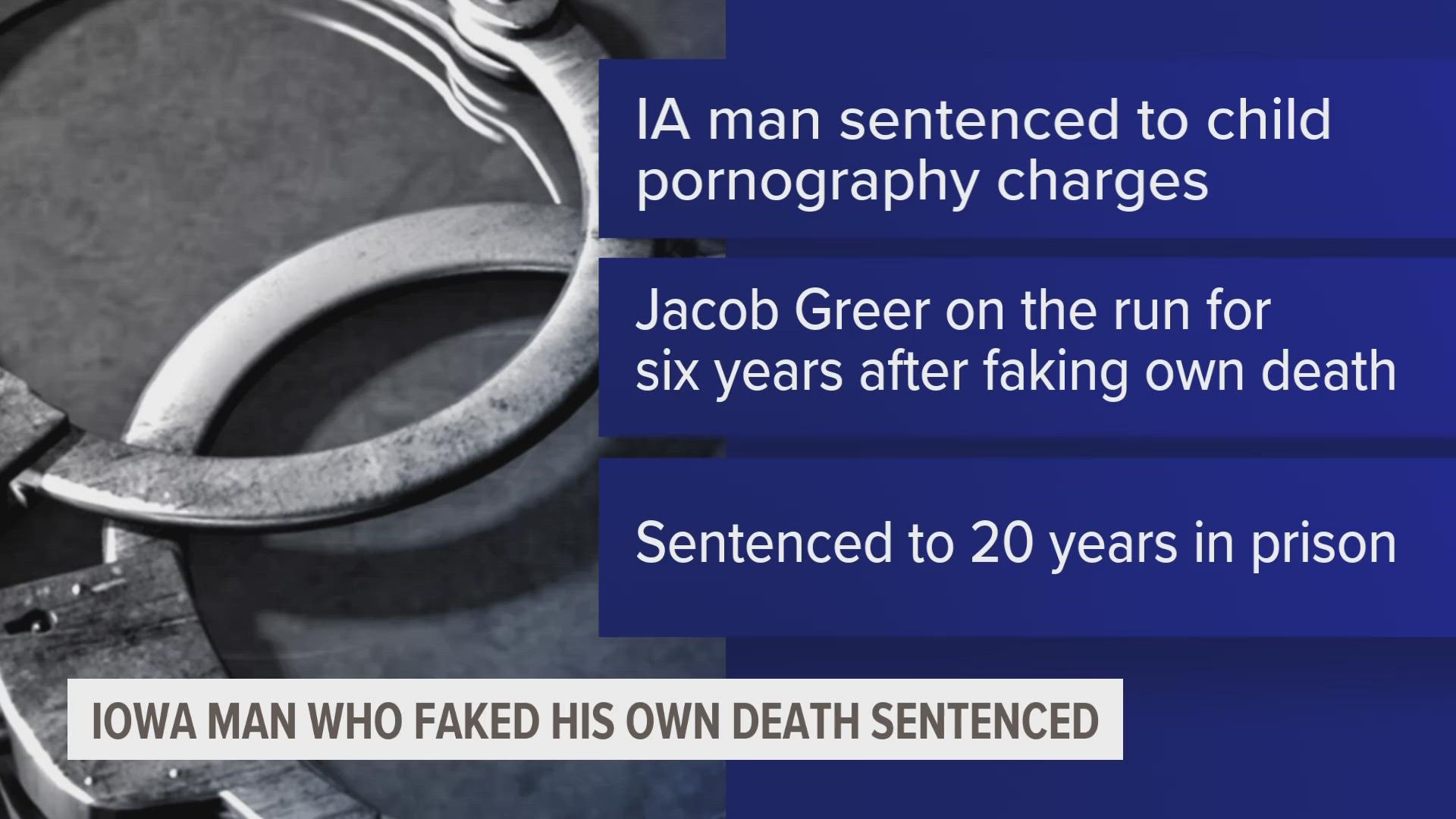Six Fakig Videvo - Iowa man who faked his own death sentenced to 20 years in prison |  weareiowa.com