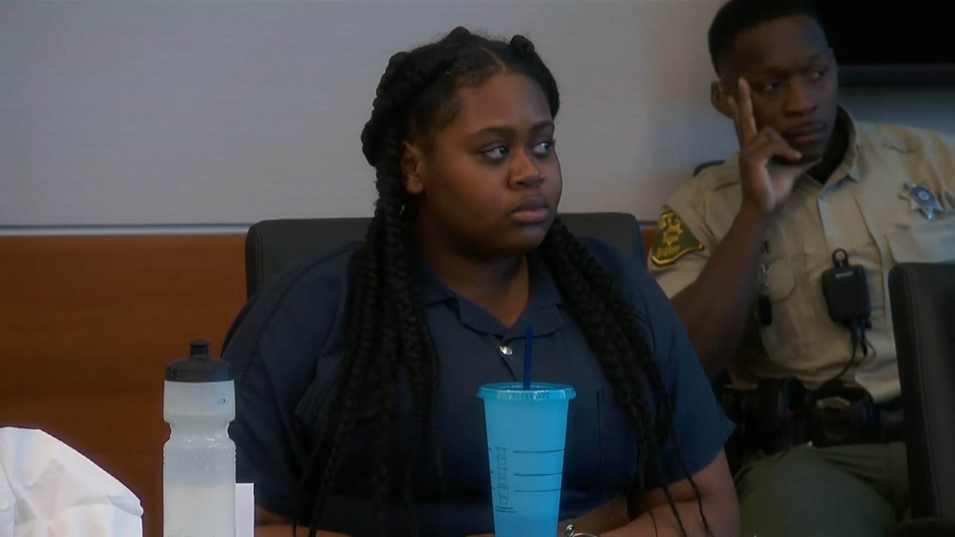 She was scheduled for a sentencing hearing today, but a judge granted a request to push it back after her attorneys suggested she undergo a new psych evaluation.