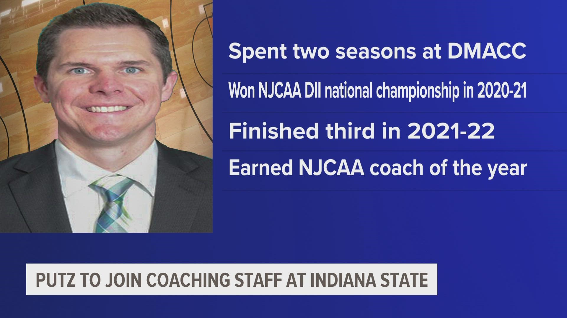"I am very grateful for the opportunity to work at a program like Indiana State, with such a rich history in its men's basketball program," Brett Putz said.