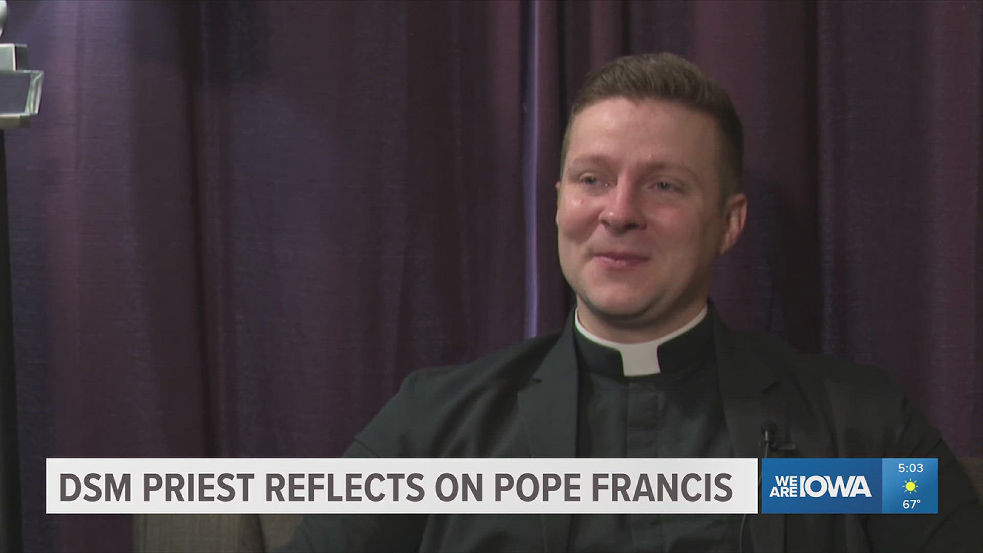 Father Reed Proctor Des Moines priest reflects on meeting Pope Francis | weareiowa.com