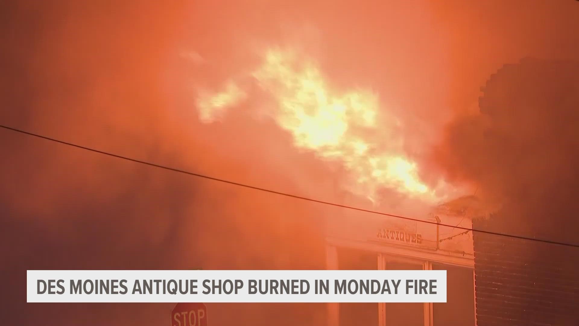 35th Street Antiques had been open for about three years before the fire.