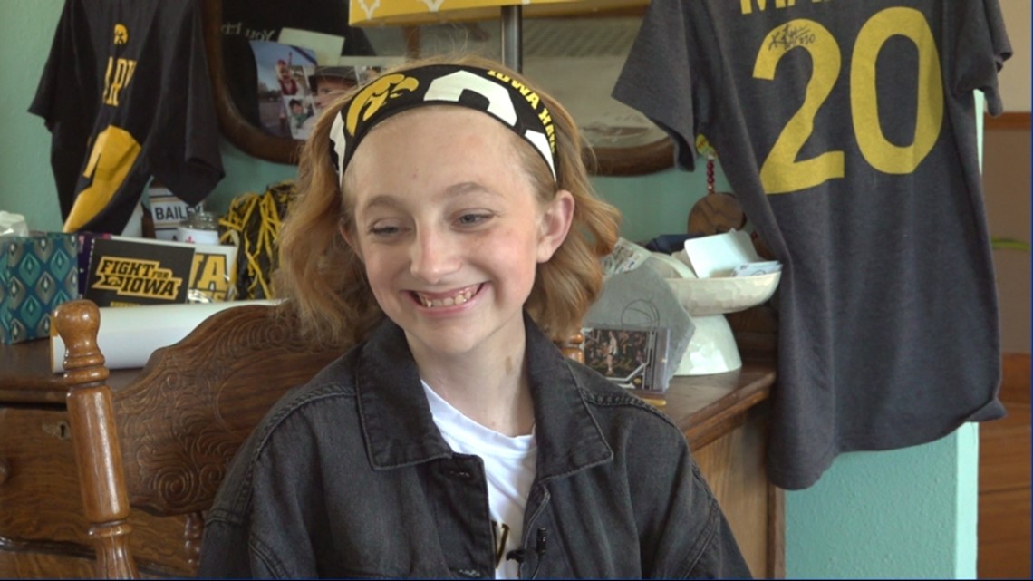 14-year-old Iowan battling cancer loves Hawkeyes basketball | wqad.com