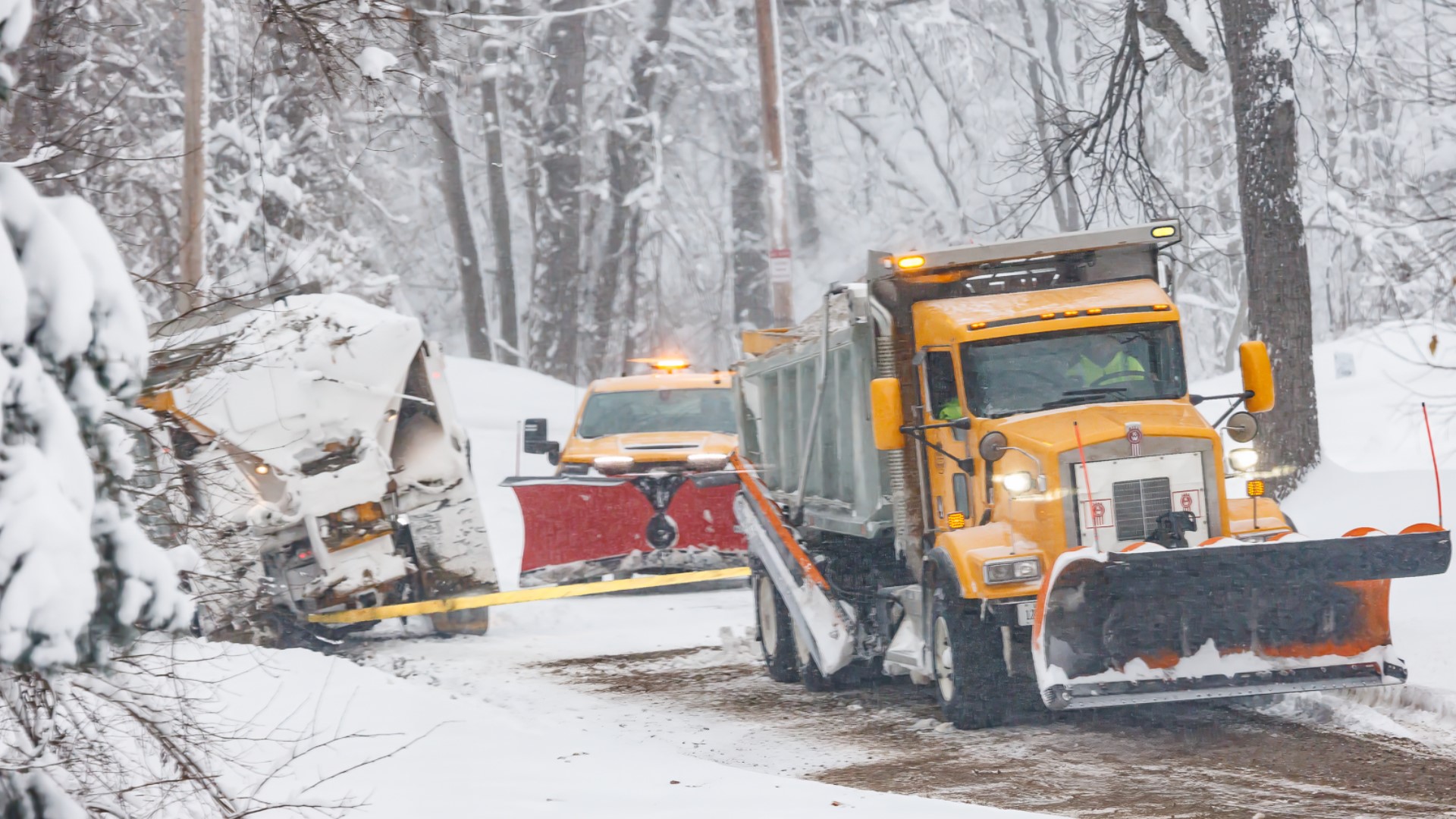 This new snow comes on the heels of a big storm system earlier in the week on Monday and Tuesday, and a round of light snow on Wednesday evening.