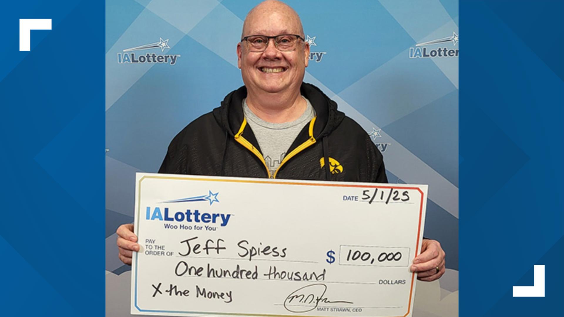Spiess bought the winning ticket at Hy-Vee Fast & Fresh, located at 425 S. Jordan Creek Parkway in West Des Moines.