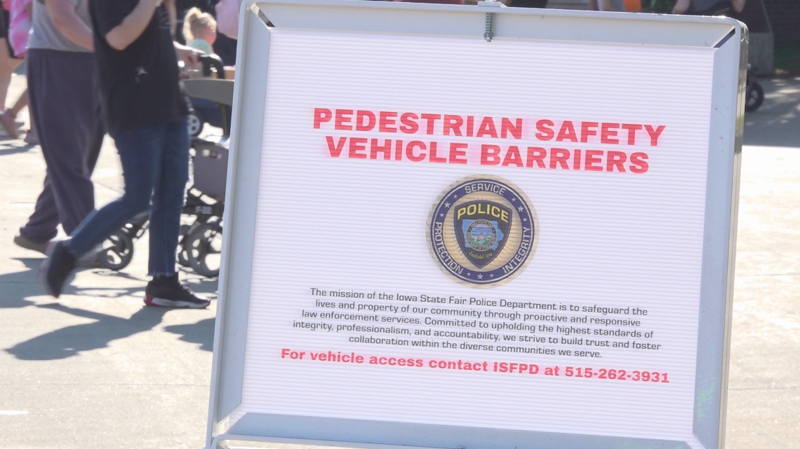 Law enforcement secure Iowa State fairgrounds through various protocols