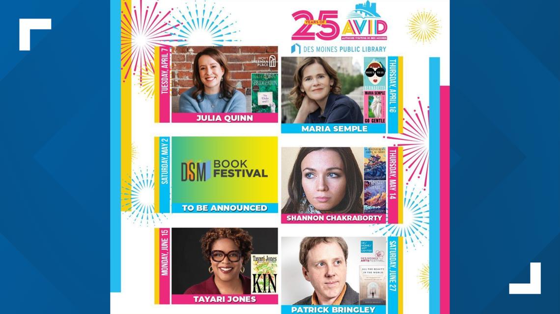Des Moines library welcoming series of authors starting in April