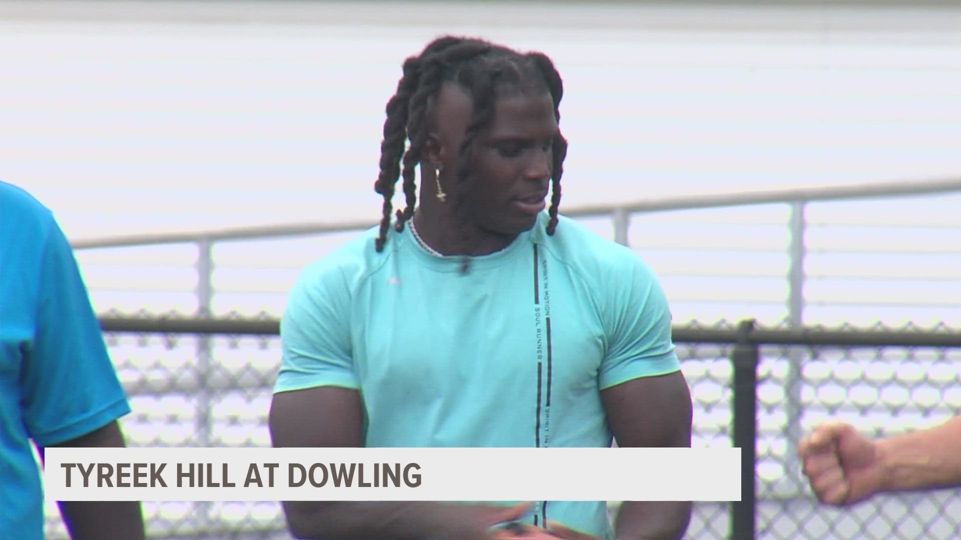 The all-pro Dolphins wide receiver's speed camp allowed hundreds of central Iowa kids to learn from one of the best.