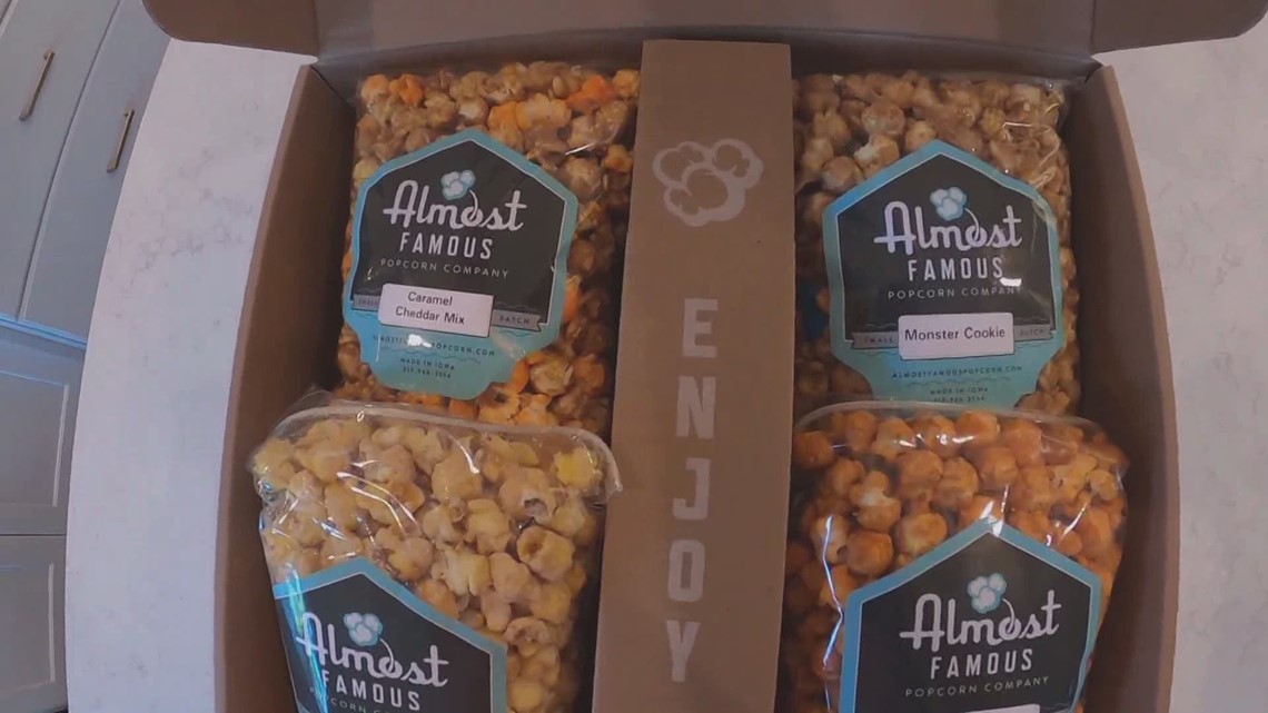 Almost Famous Popcorn Company expands to downtown Des Moines