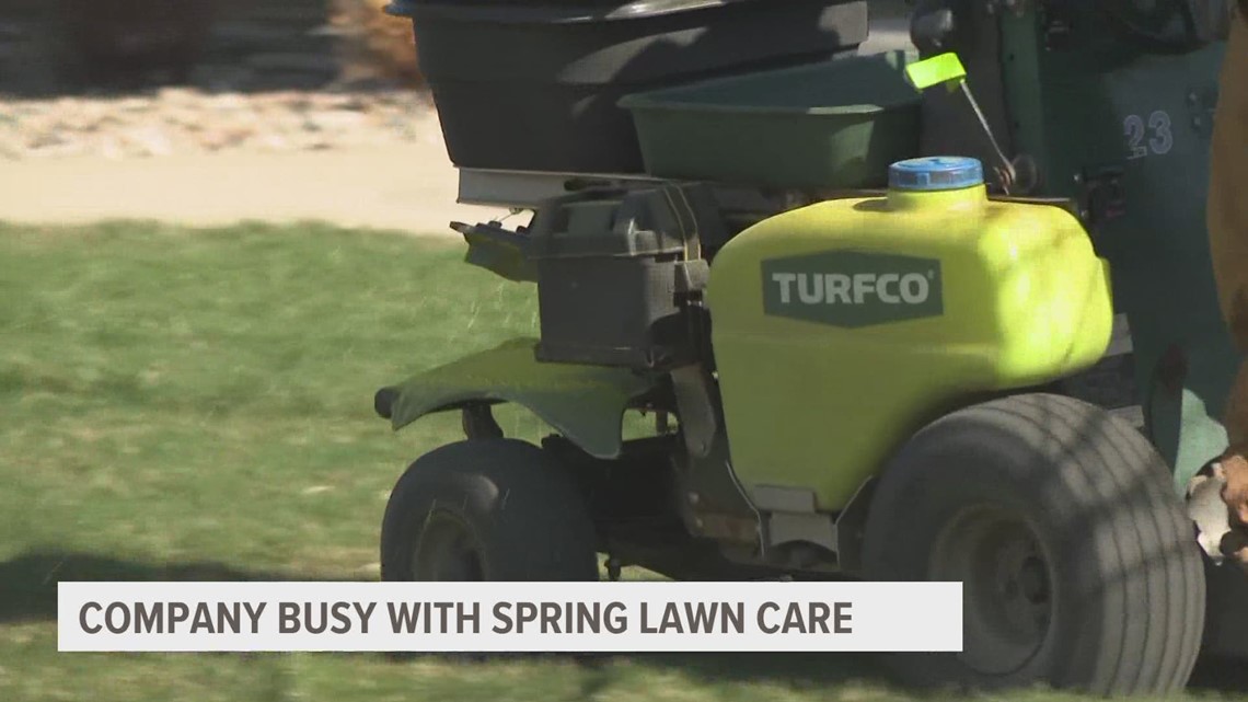 Landscaping business busy spreading pre-emergent this spring - Vimarsana News