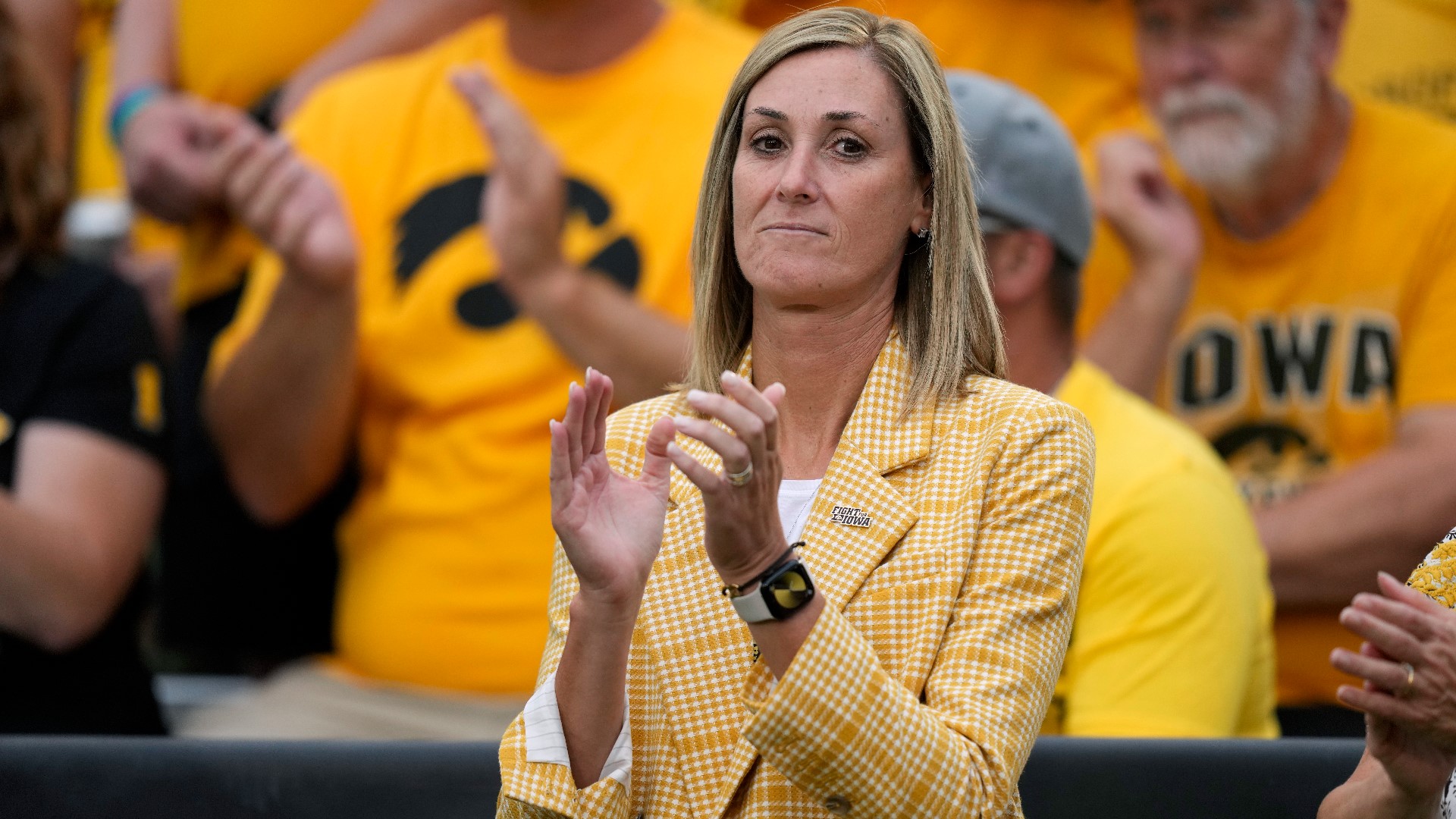 Beth Goetz has become Iowa's athletic director after serving in an interim role since August, the school announced Thursday.