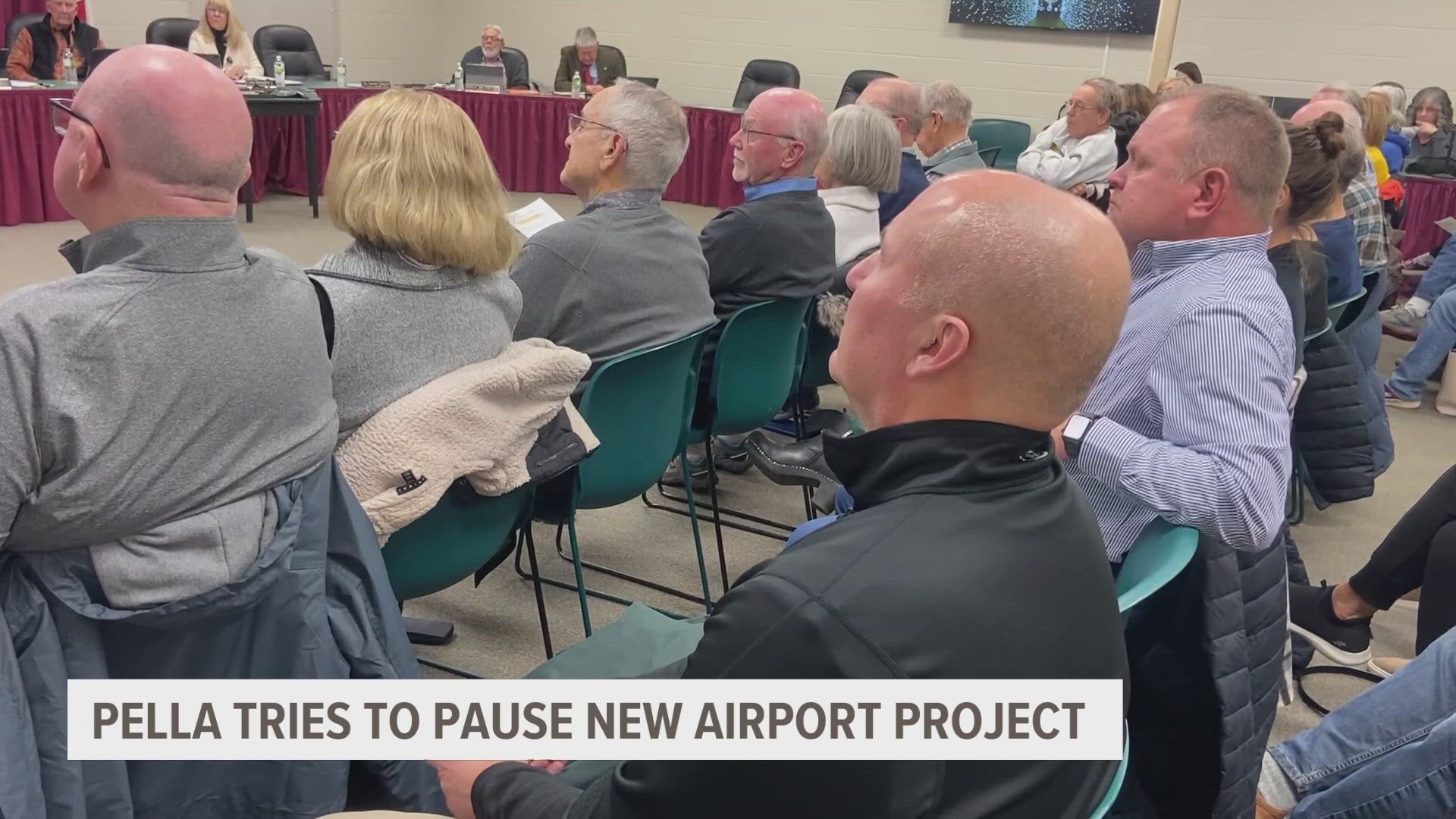 The City of Pella is still waiting on guidance from the FAA on how to utilize the land and grants.