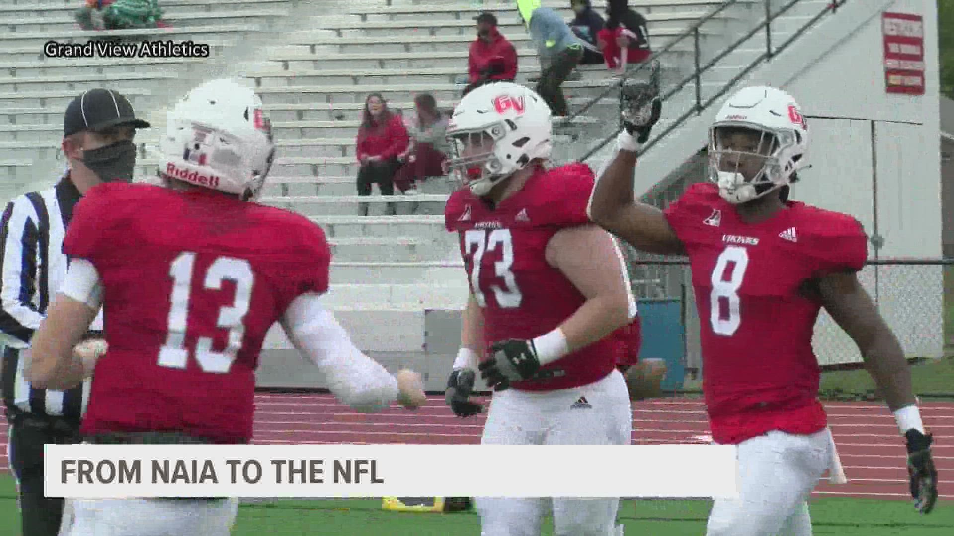 Despite going undrafted, the NFL dream is still alive for three grand view players.