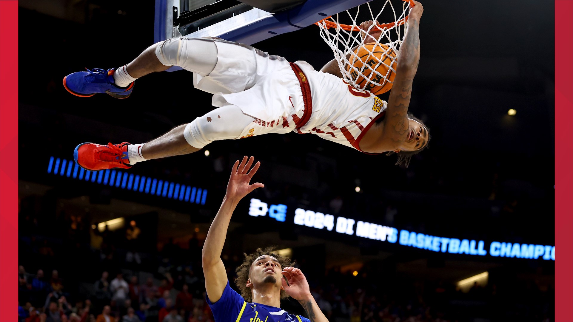 No. 2 Iowa State used big runs to start each half to beat No. 15 seed South Dakota State 82-65 on Thursday night in the NCAA Tournament.