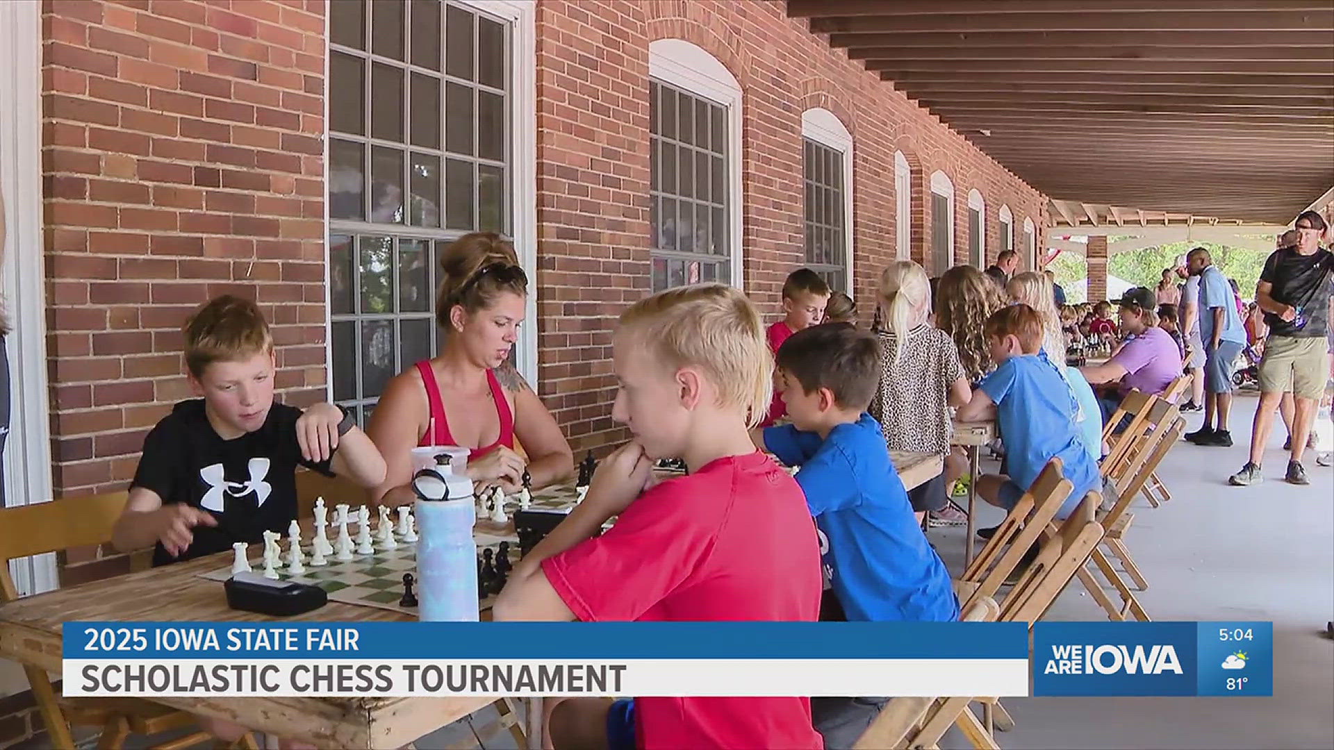Local 5 caught up with the winners of the Iowa State Fair scholastic chess tournament.