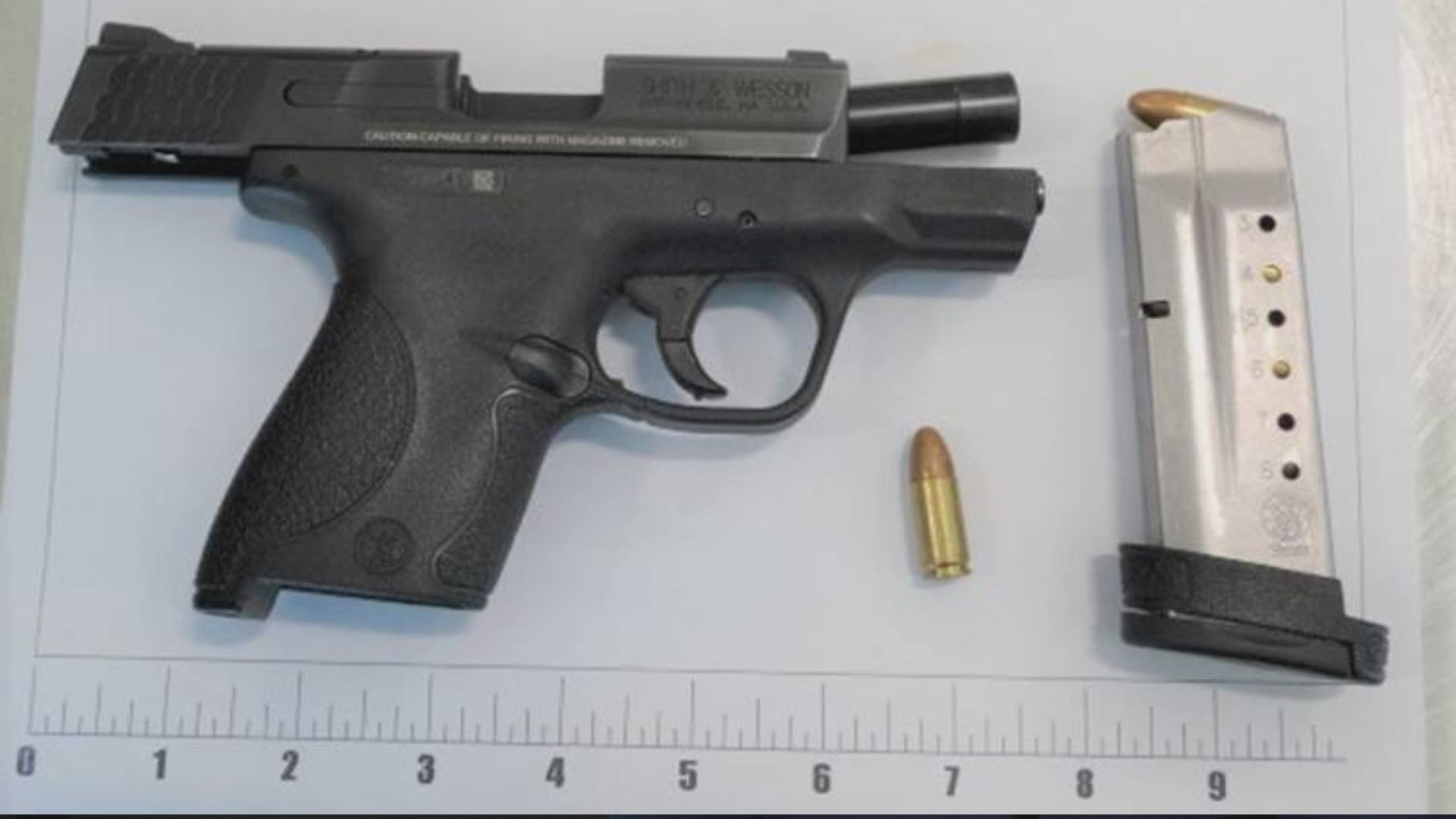 Officers with the Transportation Security Administration caught a man with a loaded handgun Sunday at the Des Moines International Airport.