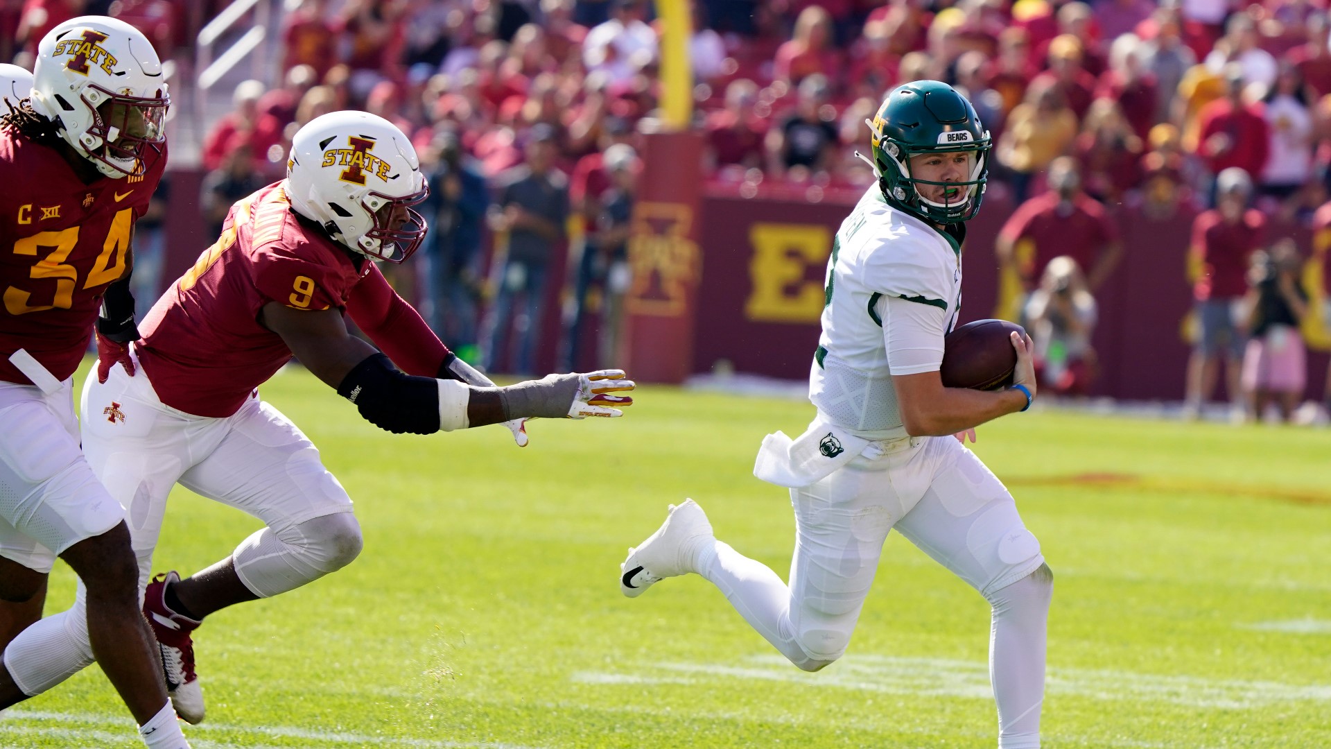 The loss snapped the Cyclones’ 11-game home winning streak against conference rivals.
